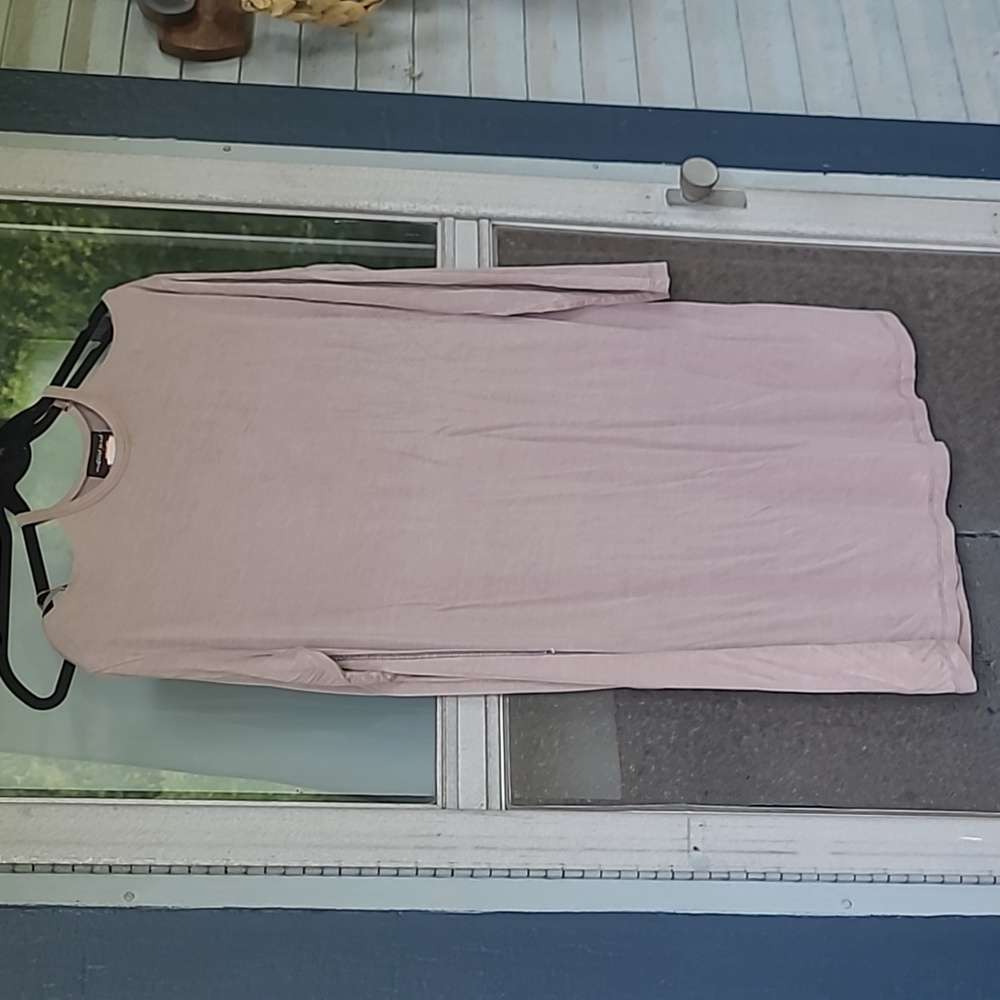 Mustard seed size large cold shoulder t-shirt dress